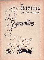  playbill Bernardine